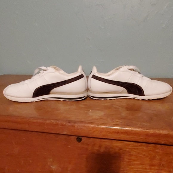 Puma Turin White with Brown Corduroy - Picture 4 of 8